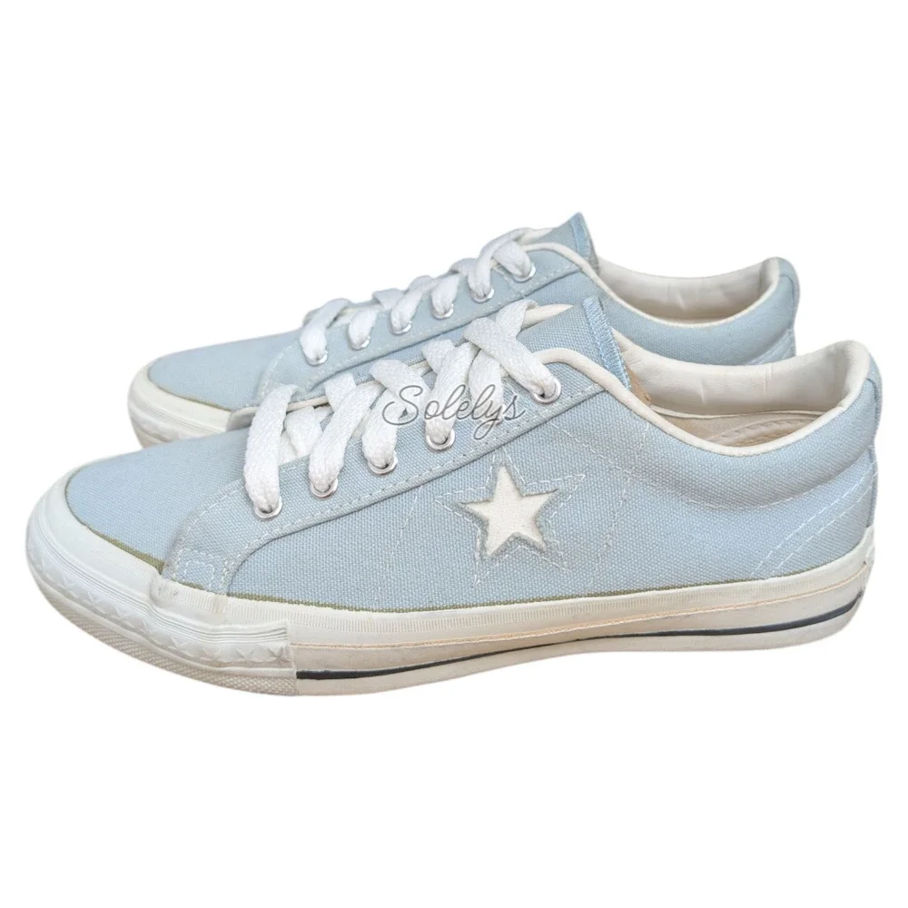 CONVERSE One Star 95 Vintage 1990s Ox Low Sky Blue Made in USA Sneaker Bundle 8